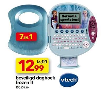 Promoties Beveiligd dagboek frozen ii - Vtech - Geldig van 12/12/2022 tot 02/01/2023 bij yess!