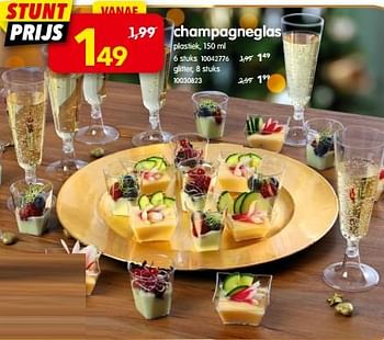 Promoties Champagneglas - Huismerk - Yess - Geldig van 12/12/2022 tot 02/01/2023 bij yess!