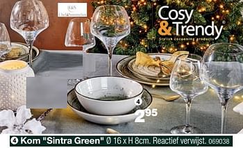 Promoties Kom sintra green - Cosy & Trendy - Geldig van 01/12/2022 tot 31/12/2022 bij Home & Co