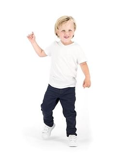 HEMA 2 Pak Kinder T-shirts - Biologisch Katoen Wit (wit)