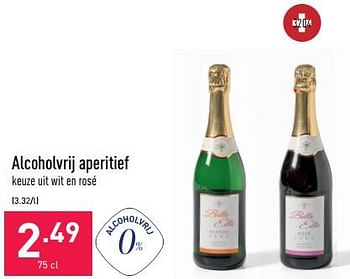 Promoties Alcoholvrij aperitief - Schuimwijnen - Geldig van 23/12/2022 tot 30/12/2022 bij Aldi