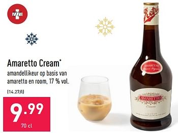 Promoties Amaretto cream - Huismerk - Aldi - Geldig van 23/12/2022 tot 30/12/2022 bij Aldi