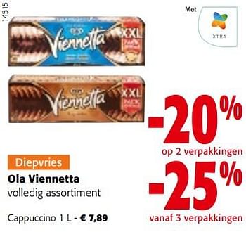 Promoties Ola viennetta cappuccino - Ola - Geldig van 14/12/2022 tot 31/12/2022 bij Colruyt
