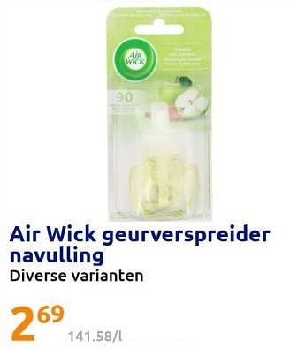 Promoties Air wick geurverspreider navulling - Airwick - Geldig van 14/12/2022 tot 20/12/2022 bij Action