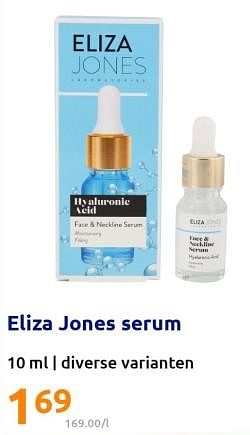Promoties Eliza jones serum - Eliza Jones - Geldig van 14/12/2022 tot 20/12/2022 bij Action