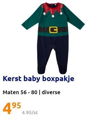 Promoties Kerst baby boxpakje - Huismerk - Action - Geldig van 14/12/2022 tot 20/12/2022 bij Action