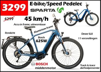 Promoties E-bike-speed pedelec - Sparta - Geldig van 08/12/2022 tot 01/01/2023 bij Itek