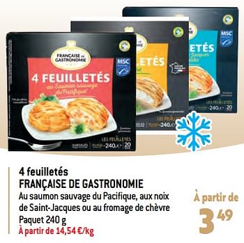 Promotions 4 feuilletés française de gastronomie - Française de Gastronomie - Valide de 07/12/2022 à 31/12/2022 chez Match