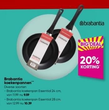 Promoties Brabantia koekenpan - Brabantia - Geldig van 19/12/2022 tot 01/01/2023 bij Big Bazar
