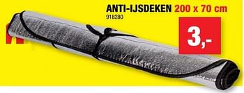Promoties Anti-ijsdeken - Huismerk - Hubo  - Geldig van 14/12/2022 tot 25/12/2022 bij Hubo