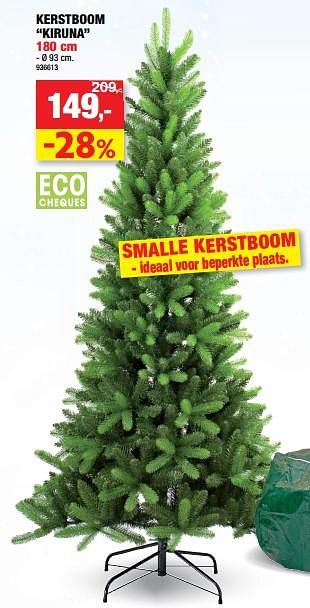 Promoties Kerstboom kiruna - Huismerk - Hubo  - Geldig van 14/12/2022 tot 25/12/2022 bij Hubo