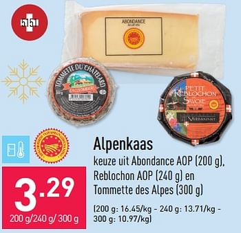 Promotions Alpenkaas - Produit maison - Aldi - Valide de 30/12/2022 à 06/01/2023 chez Aldi