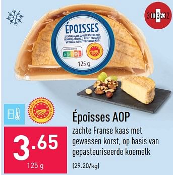 Promoties Époisses aop - Huismerk - Aldi - Geldig van 30/12/2022 tot 06/01/2023 bij Aldi