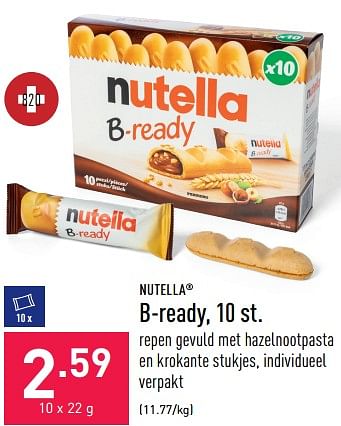 Promotions B-ready - Nutella - Valide de 30/12/2022 à 06/01/2023 chez Aldi