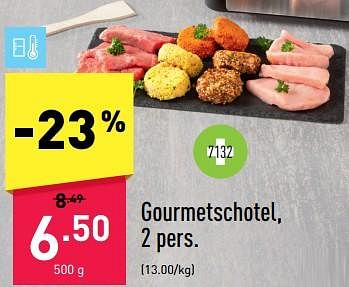 Promoties Gourmetschotel - Huismerk - Aldi - Geldig van 31/12/2022 tot 06/01/2023 bij Aldi
