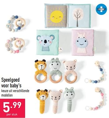 Promoties Speelgoed voor baby`s - Huismerk - Aldi - Geldig van 28/12/2022 tot 06/01/2023 bij Aldi