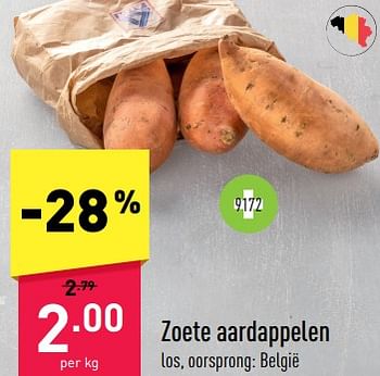 Promoties Zoete aardappelen - Huismerk - Aldi - Geldig van 26/12/2022 tot 31/12/2022 bij Aldi