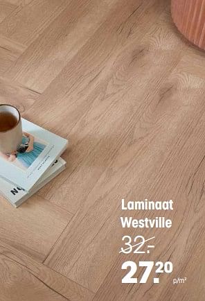 Promoties Laminaat westville - Huismerk - Kwantum - Geldig van 23/12/2022 tot 01/01/2023 bij Kwantum