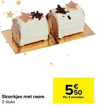 Stronkjes met room-Huismerk - Carrefour 