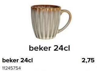 Promoties Beker - Cosy & Trendy - Geldig van 01/12/2022 tot 31/12/2022 bij Euro Shop