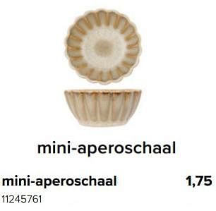 Promoties Mini-aperoschaal - Cosy & Trendy - Geldig van 01/12/2022 tot 31/12/2022 bij Euro Shop