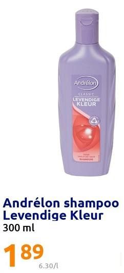 Promoties Andrélon shampoo levendige kleur - Andrelon - Geldig van 21/12/2022 tot 27/12/2022 bij Action