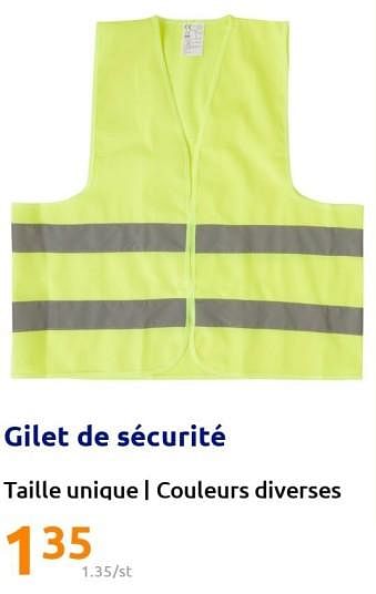 gilet de sécurité action