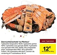 Zeevruchtenschotel le pêcheur-Huismerk - Carrefour 