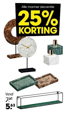 Promoties Alle marmer decoratie - Huismerk - Kwantum - Geldig van 19/12/2022 tot 01/01/2023 bij Kwantum