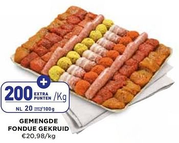 Promoties Gemengde fondue gekruid - Huismerk - Renmans - Geldig van 23/12/2022 tot 31/12/2022 bij Renmans