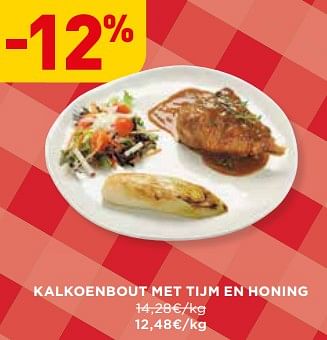 Promoties Kalkoenbout met tijm en honing - Huismerk - Renmans - Geldig van 23/12/2022 tot 31/12/2022 bij Renmans