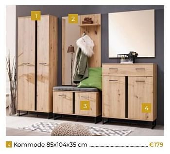 Promotions Kommode - Produit Maison - Euroshop - Valide de 03/01/2023 à 31/01/2023 chez Euro Shop