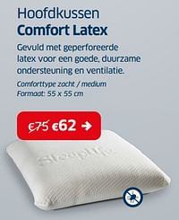 Hoofdkussen comfort latex-Huismerk - Sleeplife