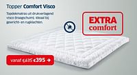 Topper comfort visco-Huismerk - Sleeplife