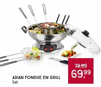 Promoties Asian fondue en grill - Huismerk - Xenos - Geldig van 26/12/2022 tot 01/01/2023 bij Xenos
