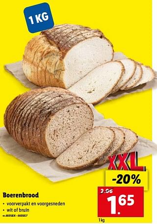 Promoties Boerenbrood - Huismerk - Lidl - Geldig van 02/01/2023 tot 07/01/2023 bij Lidl
