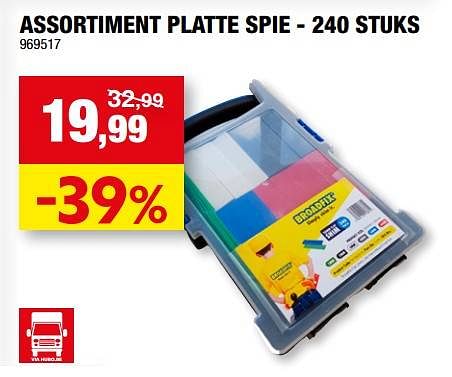 Huismerk - Hubo Assortiment Platte Spie - Promotie Bij Hubo