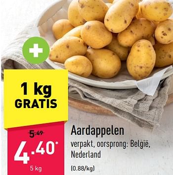 Promoties Aardappelen - Huismerk - Aldi - Geldig van 02/01/2023 tot 13/01/2023 bij Aldi