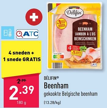 Promoties Beenham - Delifin - Geldig van 06/01/2023 tot 13/01/2023 bij Aldi