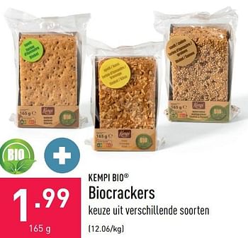 Promoties Biocrackers - Kempi - Geldig van 02/01/2023 tot 13/01/2023 bij Aldi