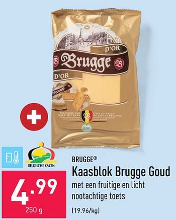 Promoties Kaasblok brugge goud - Brugge - Geldig van 06/01/2023 tot 13/01/2023 bij Aldi