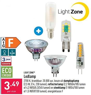 Promotions Ledlamp - Lightzone - Valide de 04/01/2023 à 13/01/2023 chez Aldi