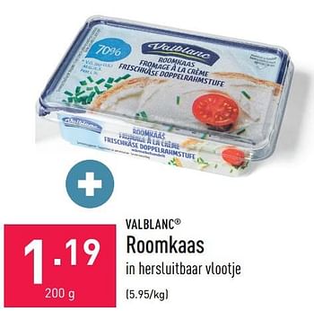 Promotions Roomkaas - Valblanc - Valide de 02/01/2023 à 13/01/2023 chez Aldi