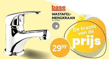 Promotions Wastafelmengkraan - Base Line - Valide de 04/01/2023 à 30/01/2023 chez Brico