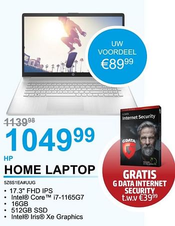 Promotions Hp home laptop 5z6s1ea#uug - HP - Valide de 02/01/2023 à 31/01/2023 chez Auva