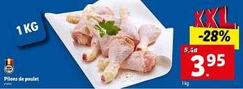 Promoties Pilons de poulet - Huismerk - Lidl - Geldig van 09/01/2023 tot 14/01/2023 bij Lidl