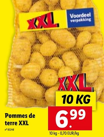 Promotions Pommes de terre xxl - Produit maison - Lidl - Valide de 09/01/2023 à 14/01/2023 chez Lidl