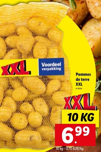 Promotions Pommes de terre xxl - Produit maison - Lidl - Valide de 09/01/2023 à 14/01/2023 chez Lidl
