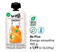 Be plus energy smoothie-Be Plus