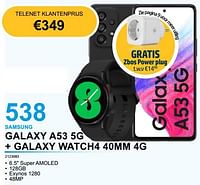 Samsung galaxy a53 5g + galaxy watch4 40mm 4g-Samsung